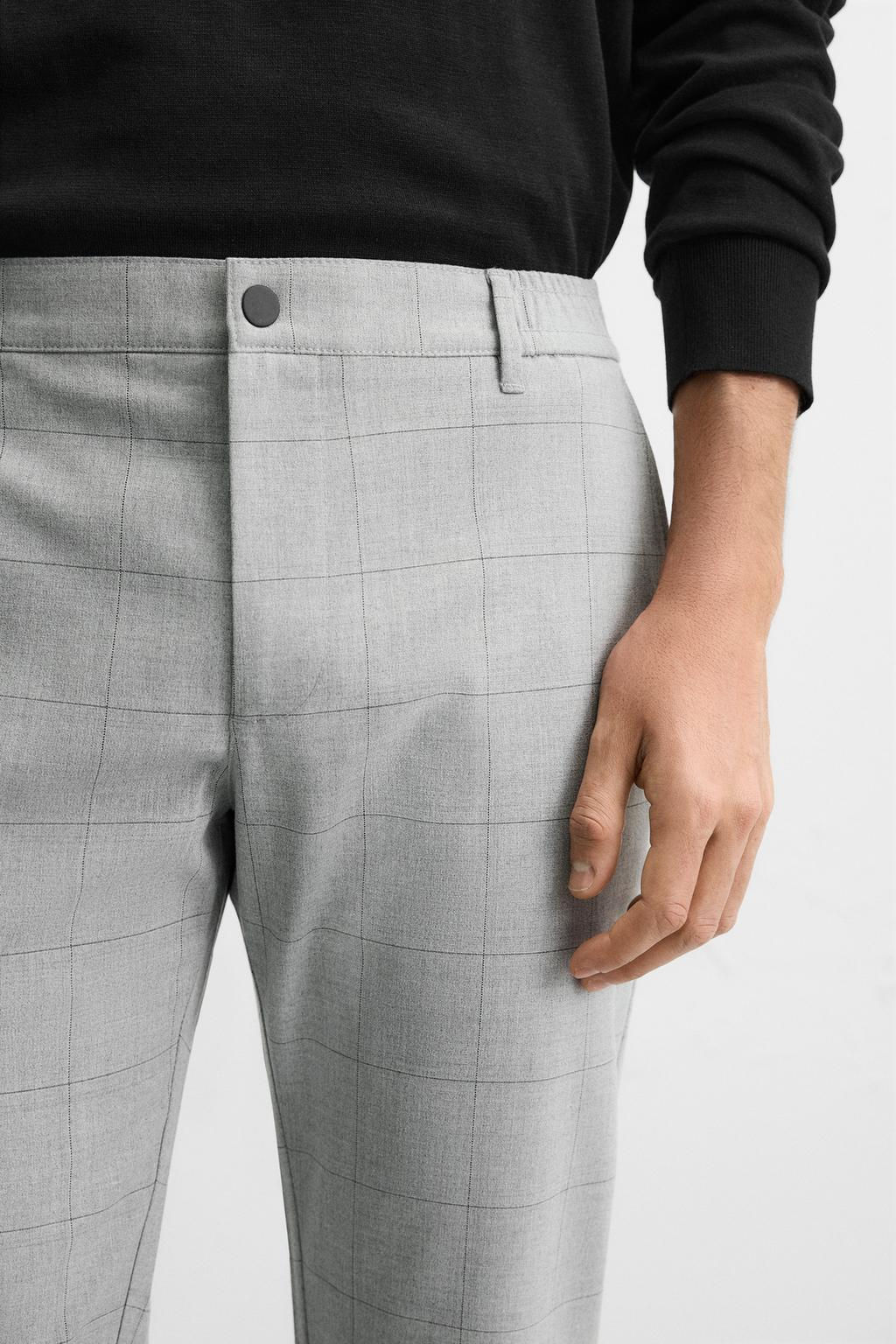 SLIM FIT COMFORT TROUSERS - Zara фото 42