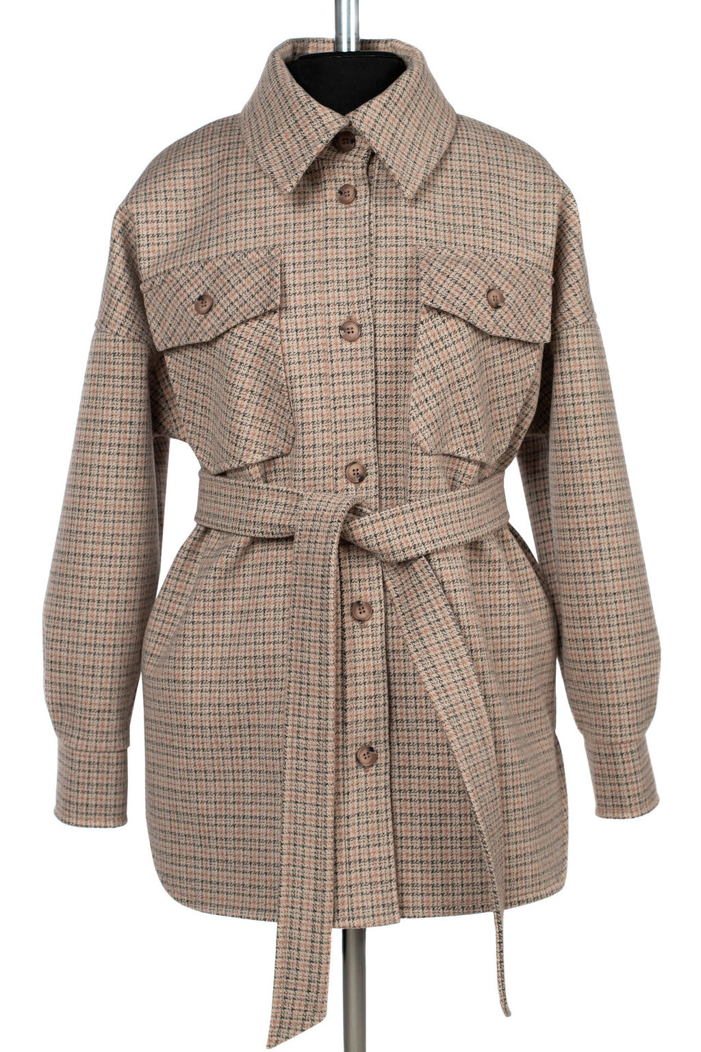 Пальто женское демисезонное (пояс) - El podio фото 7