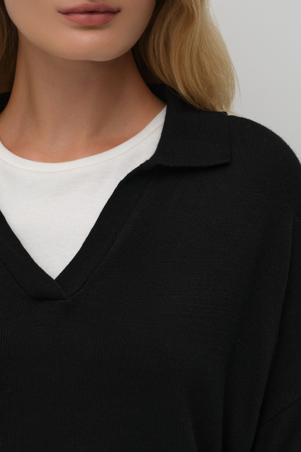 Джемпер с воротником поло - Mollis фото 4