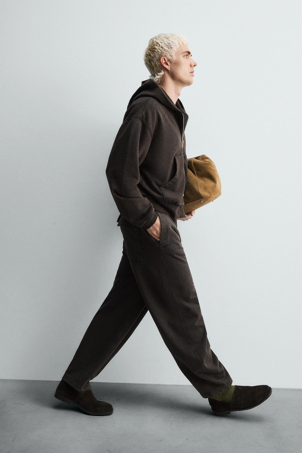 BALLOON FIT JOGGING TROUSERS - Zara фото 5