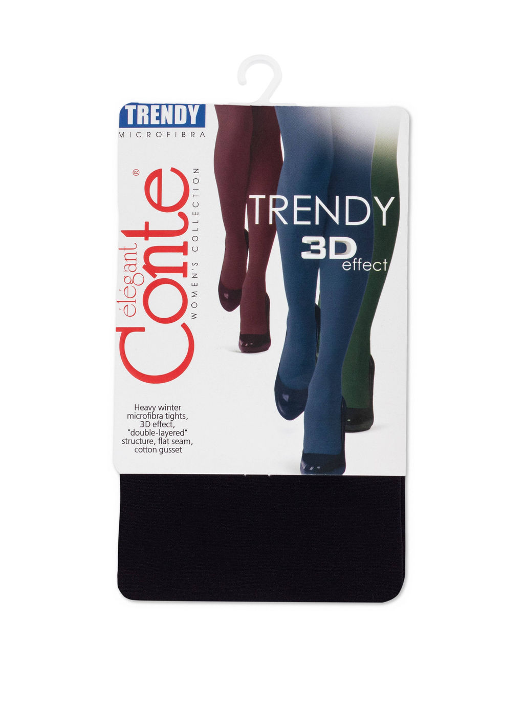 Колготки теплые CONTE Плотные колготки TRENDY 150 nero - Conte elegant фото 2