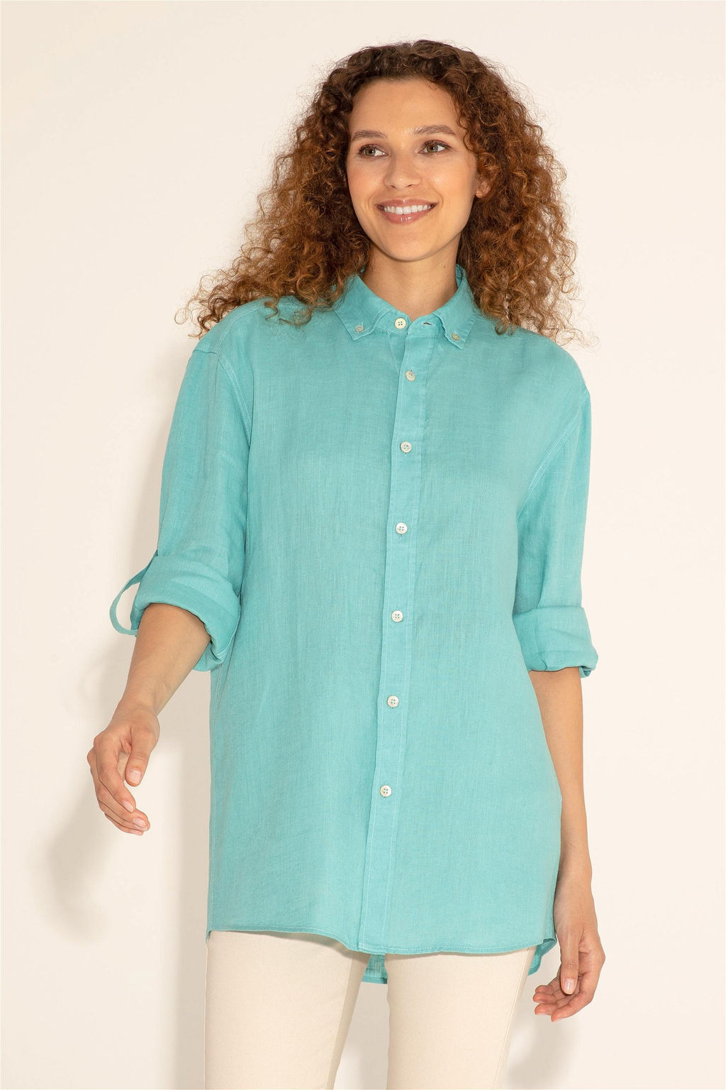 Мужская мятная рубашка с длинным рукавом - U.s. polo assn фото 10