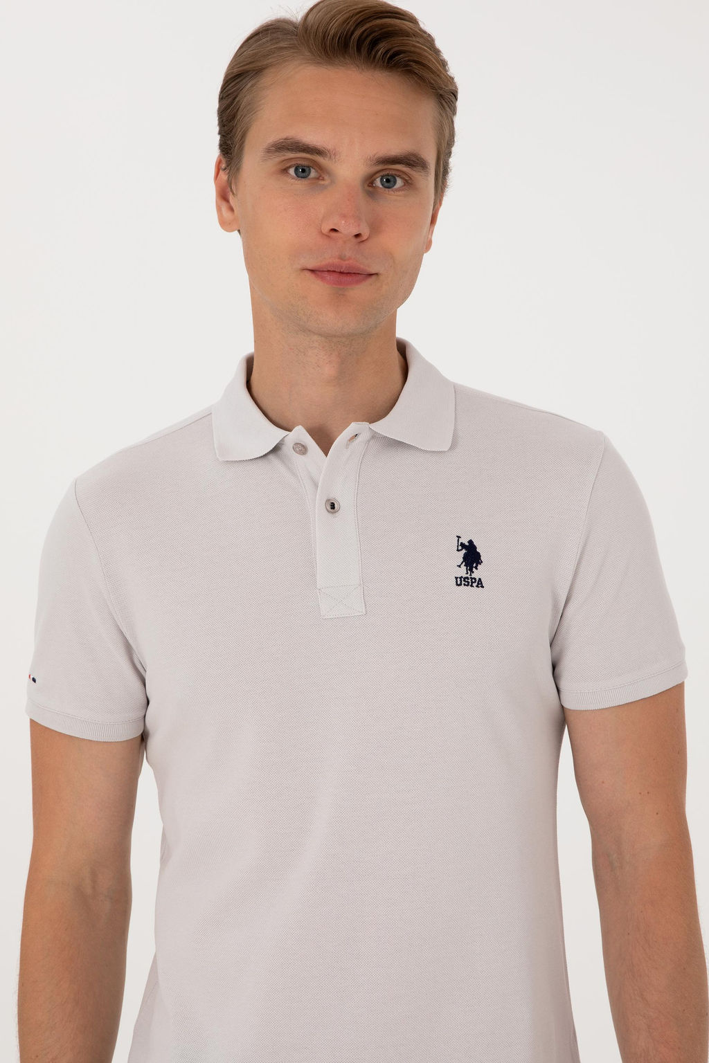 Erkek A__k Gri Basic Ti__rt - U.s. polo assn фото 9