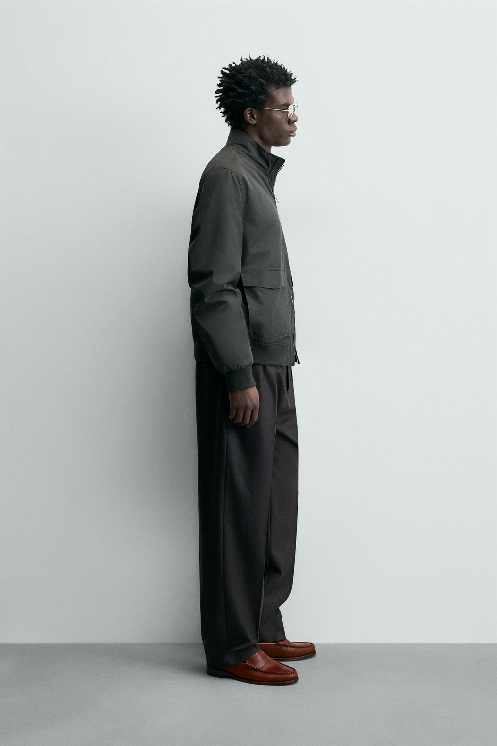 CAZADORA LIGERA WATER REPELLENT / Khaki oscuro - Zara фото 4