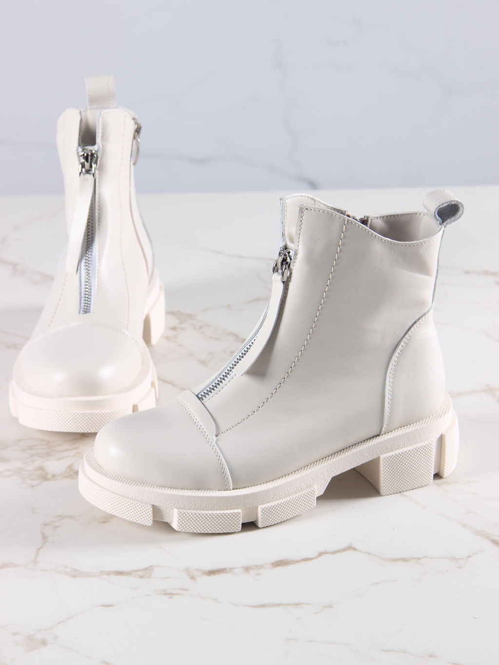 Ботинки 330.21074m.Бежевый/Шерсть