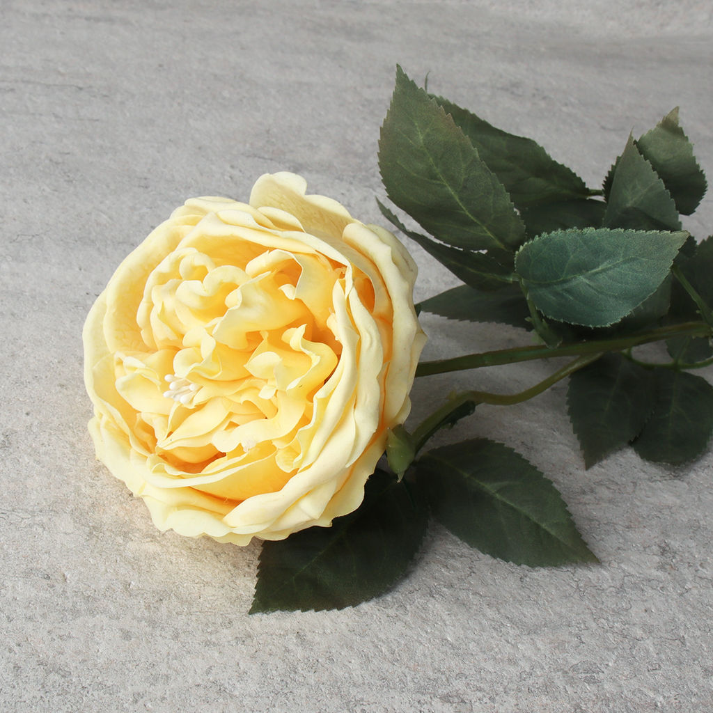 Цена за 1 шт. Цветок искусственный Пионовидная роза 59 см / GR-005 /уп 144/силикон - ГалеонТрейд фото 12