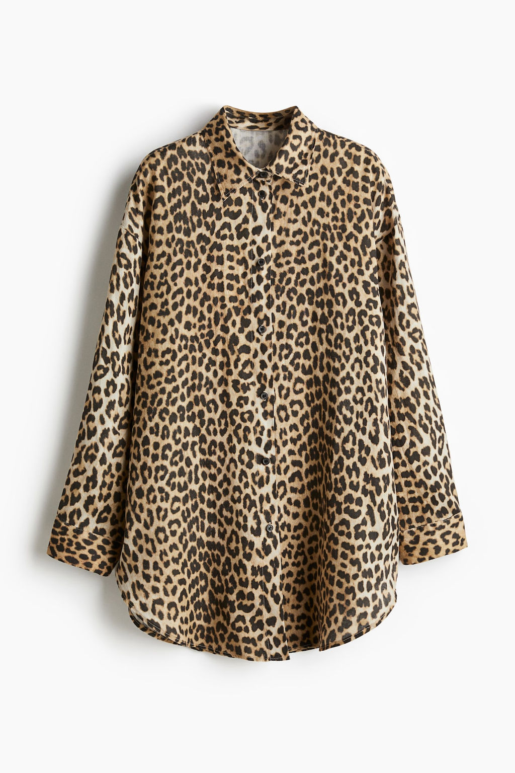 Camisa playera de lino - H&m фото 4