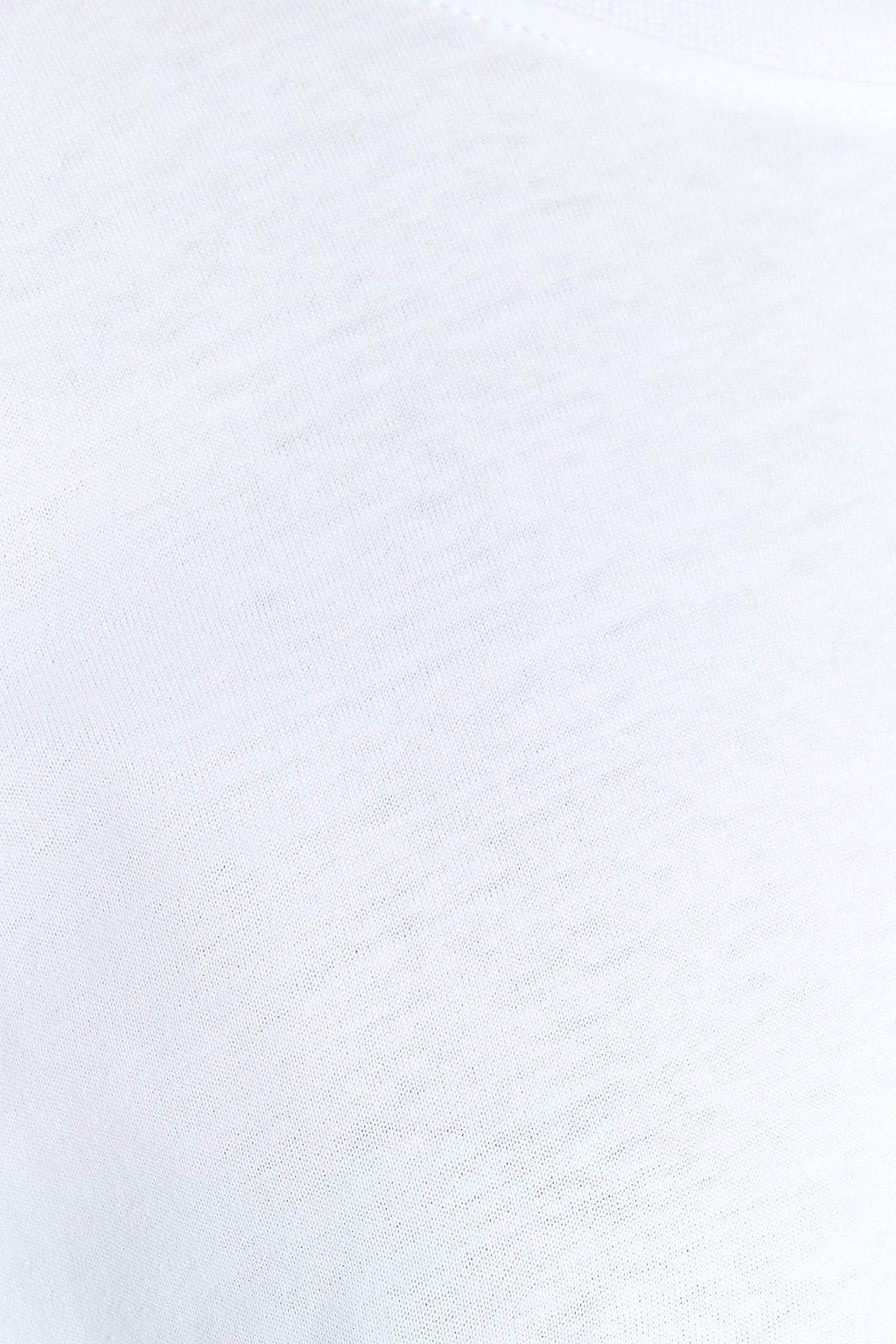 Beyaz %100 Kal?n Pamuklu Premium Oversize/Genis Kal?p Bisiklet Yaka Orme T-Shirt TWOSS23TS00040