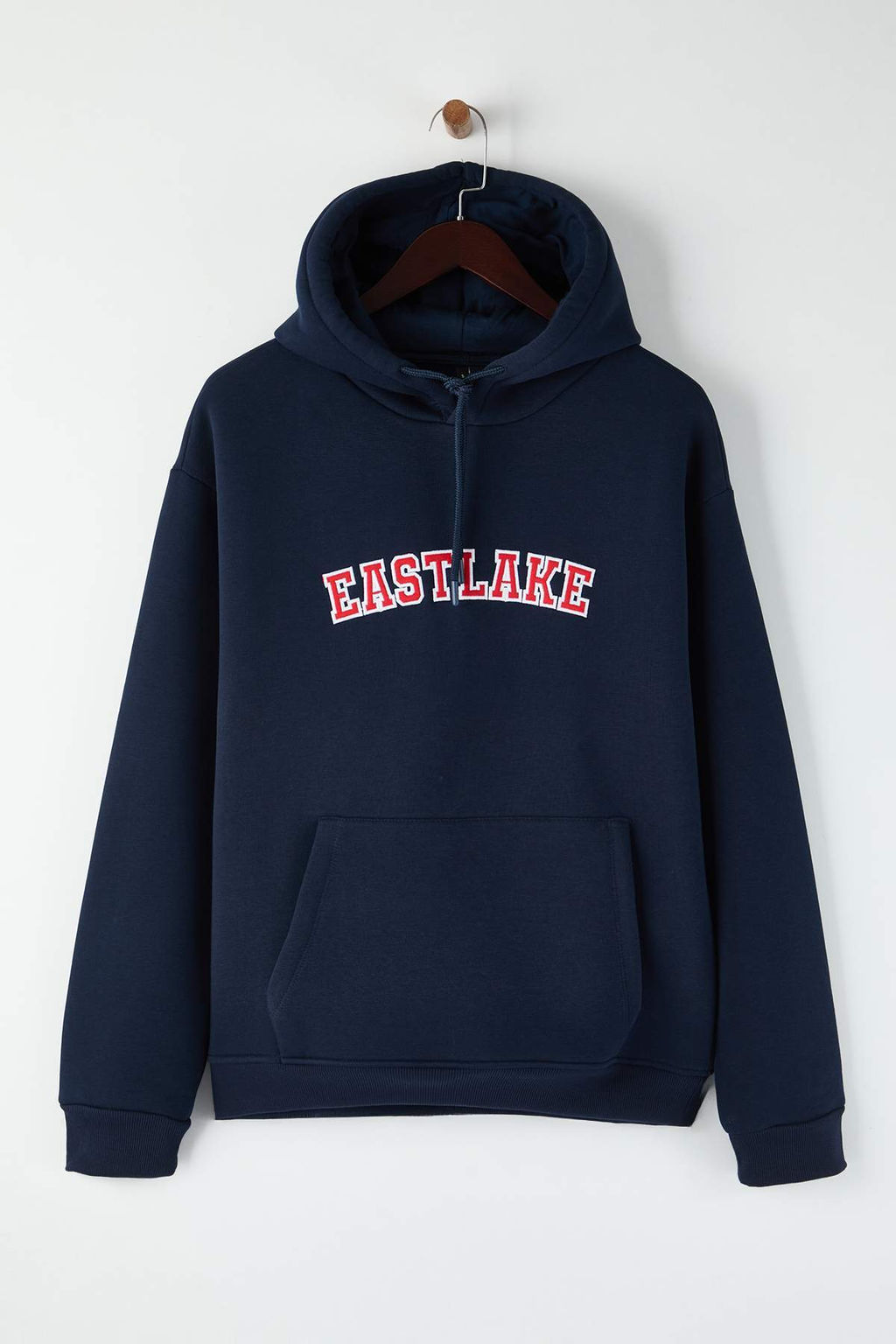 TRENDYOL MAN Antrasit Oversize/Genis Kesim Ici Polar/S?cak Tutan Kapusonlu Sweatshirt TMNAW24SW00029 - Trendyolmilla фото 25