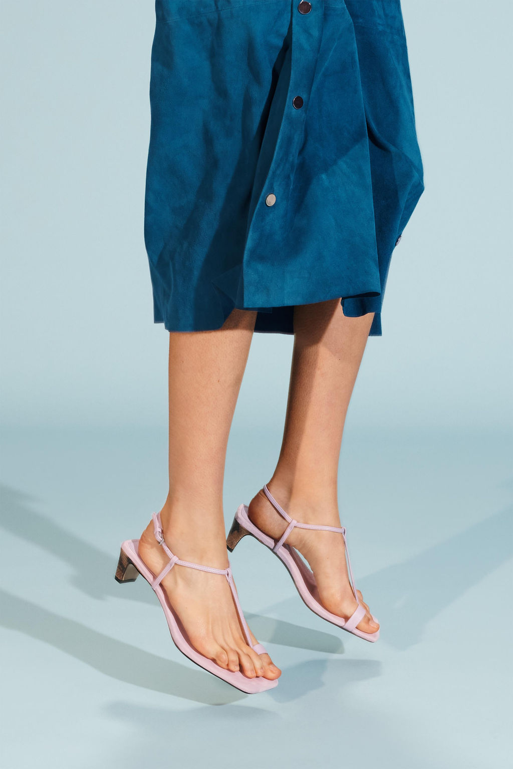 SPLIT SUEDE LIMITED EDITION SANDALS - Zara фото 6