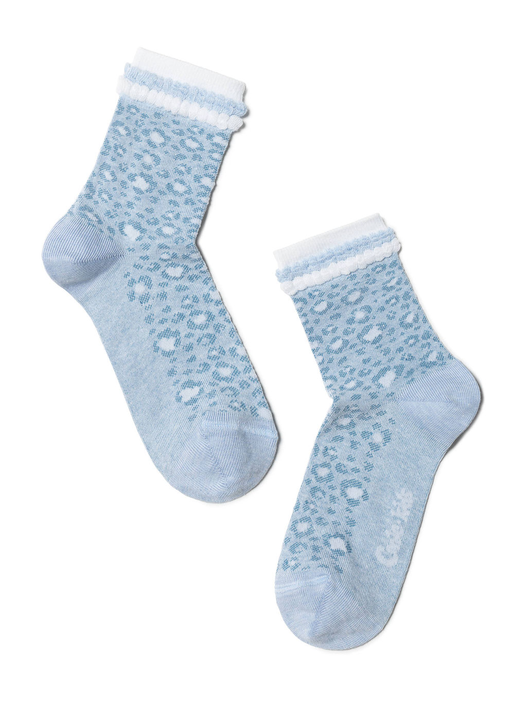 Цена за 2 пары Conte-kids TIP-TOP (с пикотом) св.голубой