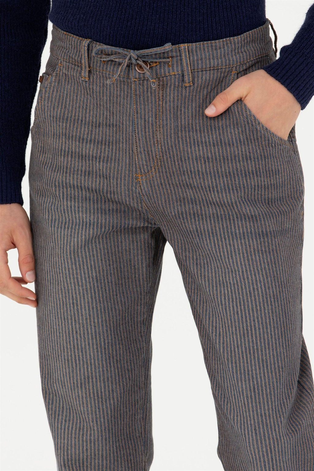 Мужские темно-синие джинсовые брюки - U.s. polo assn фото 13