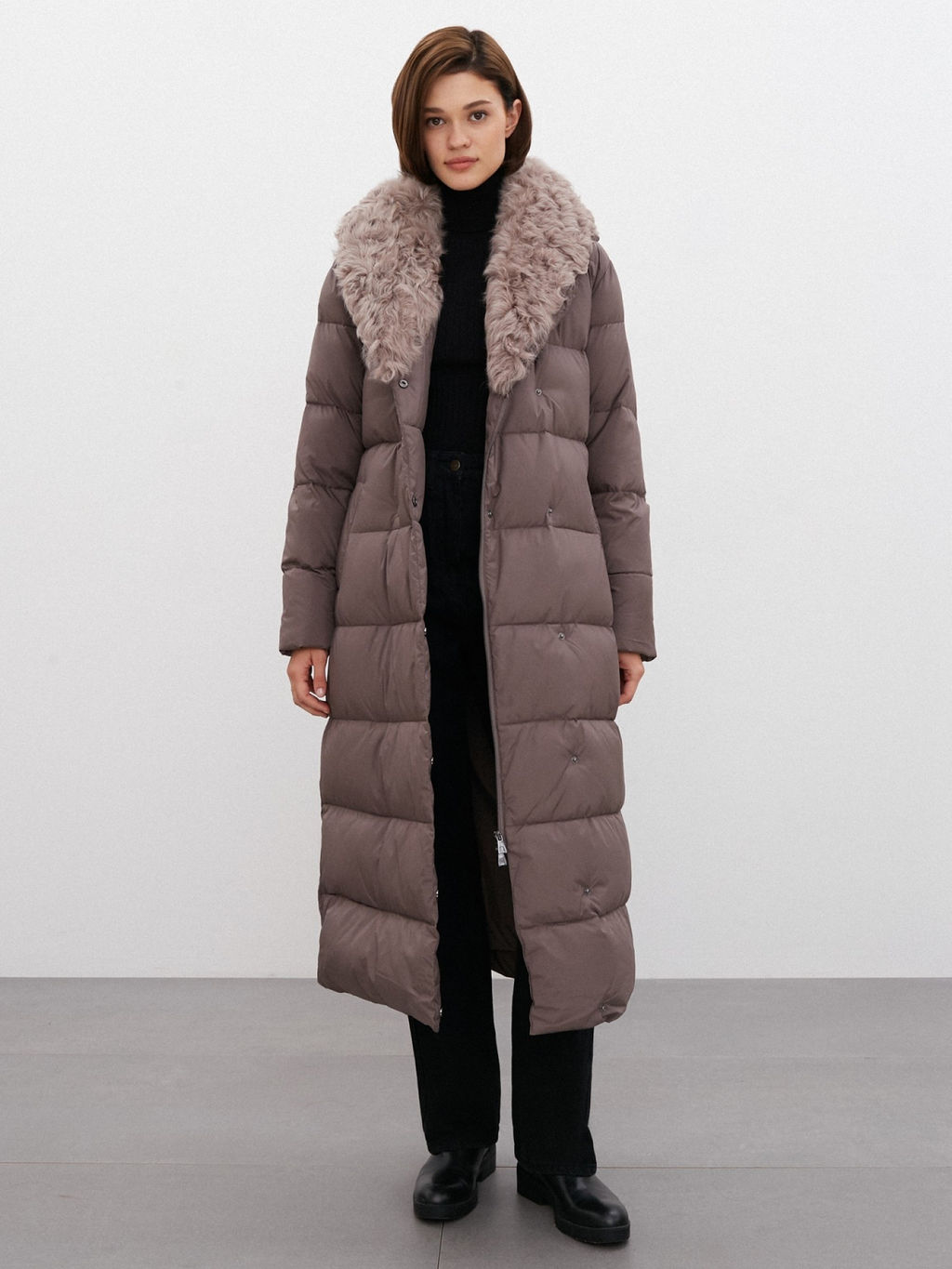 Conso/WDLF 220551 - latte Пуховое Пальто  фото 5