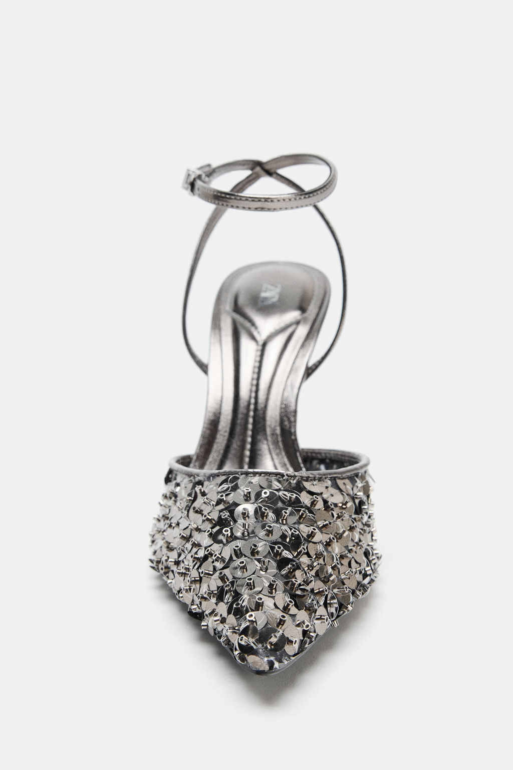 SEQUIN HIGH-HEEL SHOES - Zara фото 3