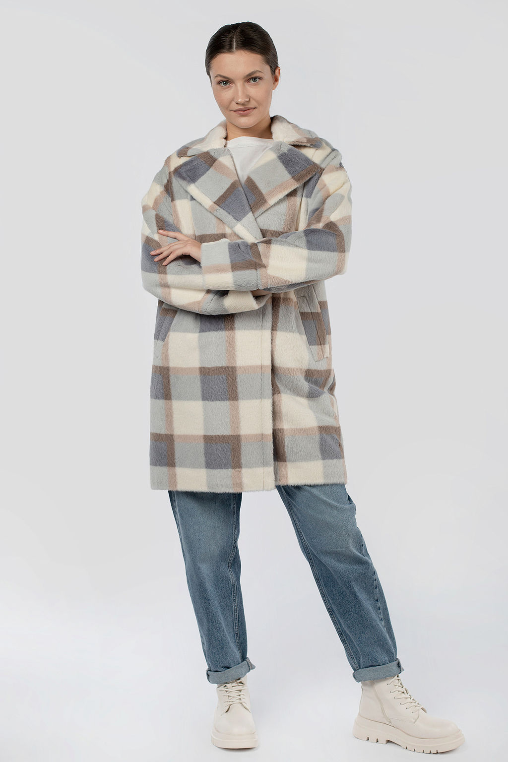 02-3181 Пальто женское утепленное - El podio фото 4