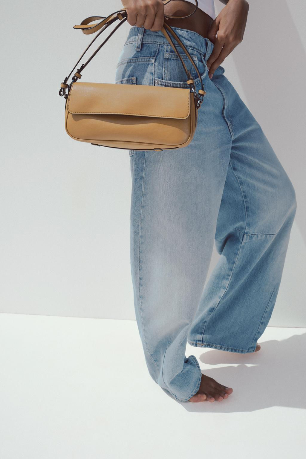 DOUBLE-HANDLE CROSSBODY BAG - Zara фото 3