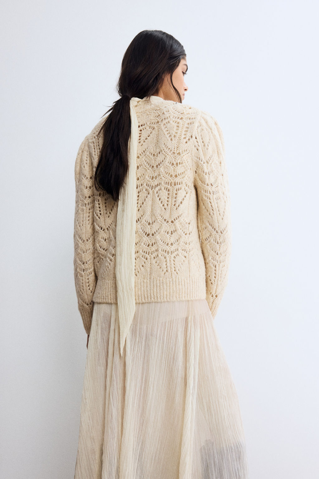 Jersey en punto pointelle - H&m фото 9