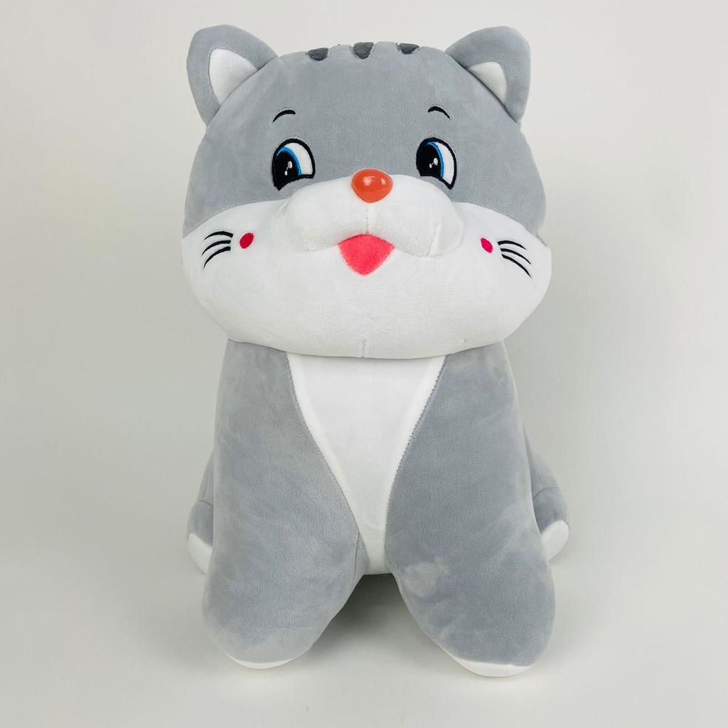 Мягкая игрушка Котенок сидячий красный носик 40 см - Storyland фото 3