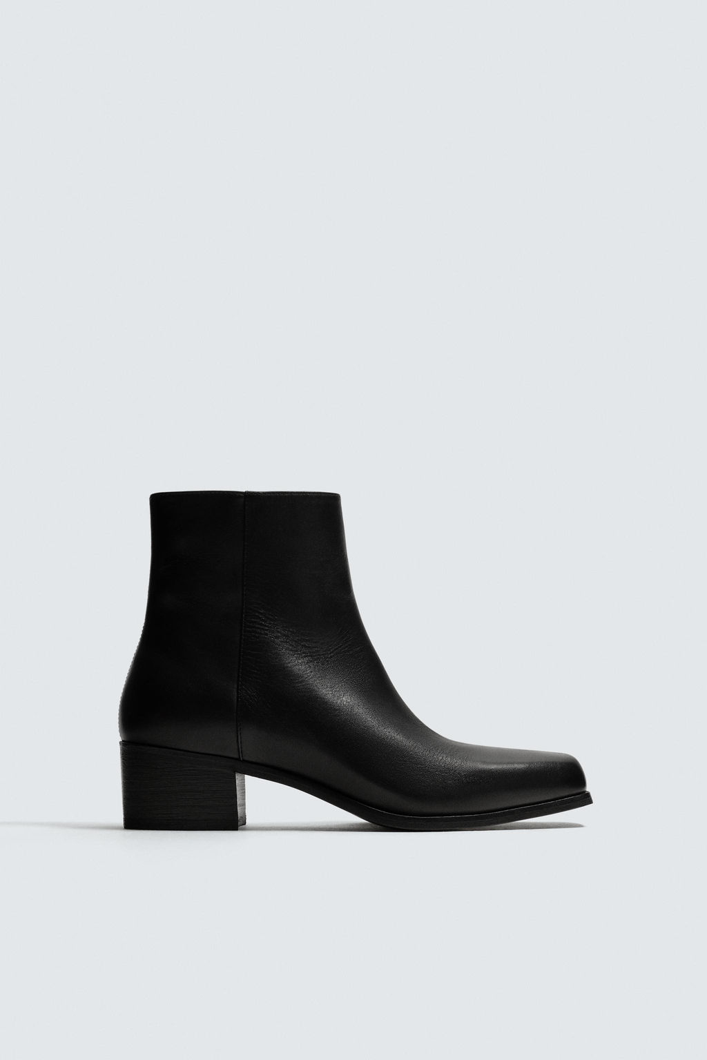 LEATHER HEELED BOOTS - Zara фото 11