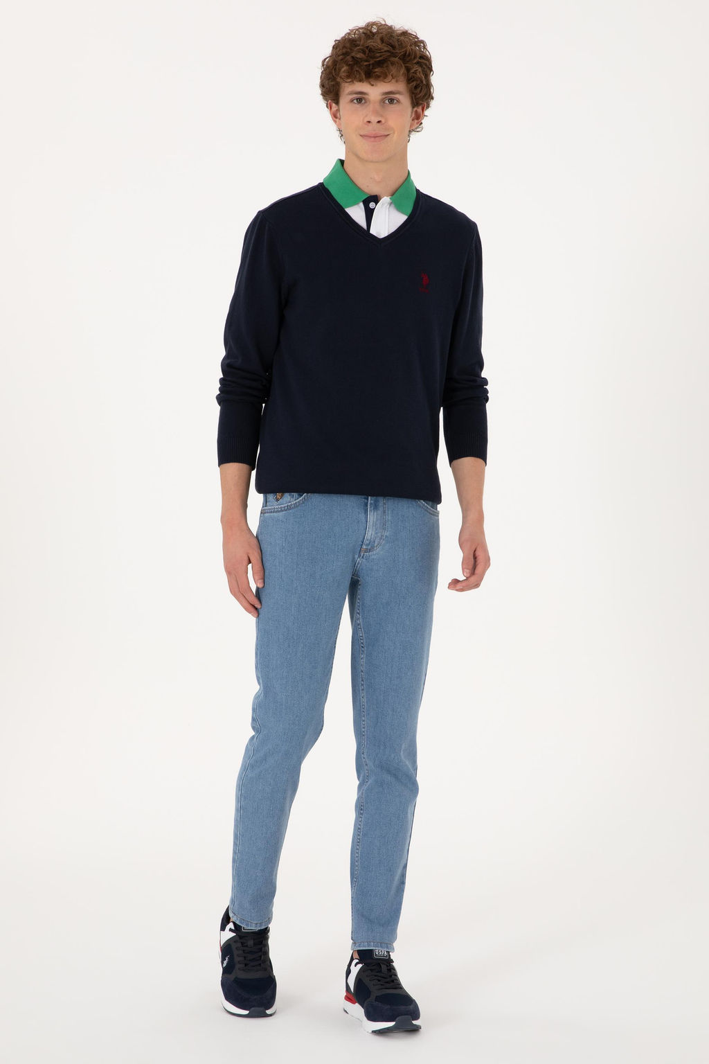 Erkek Lacivert Basic Kazak Sepette S_rpriz _ndirim - U.s. polo assn фото 4