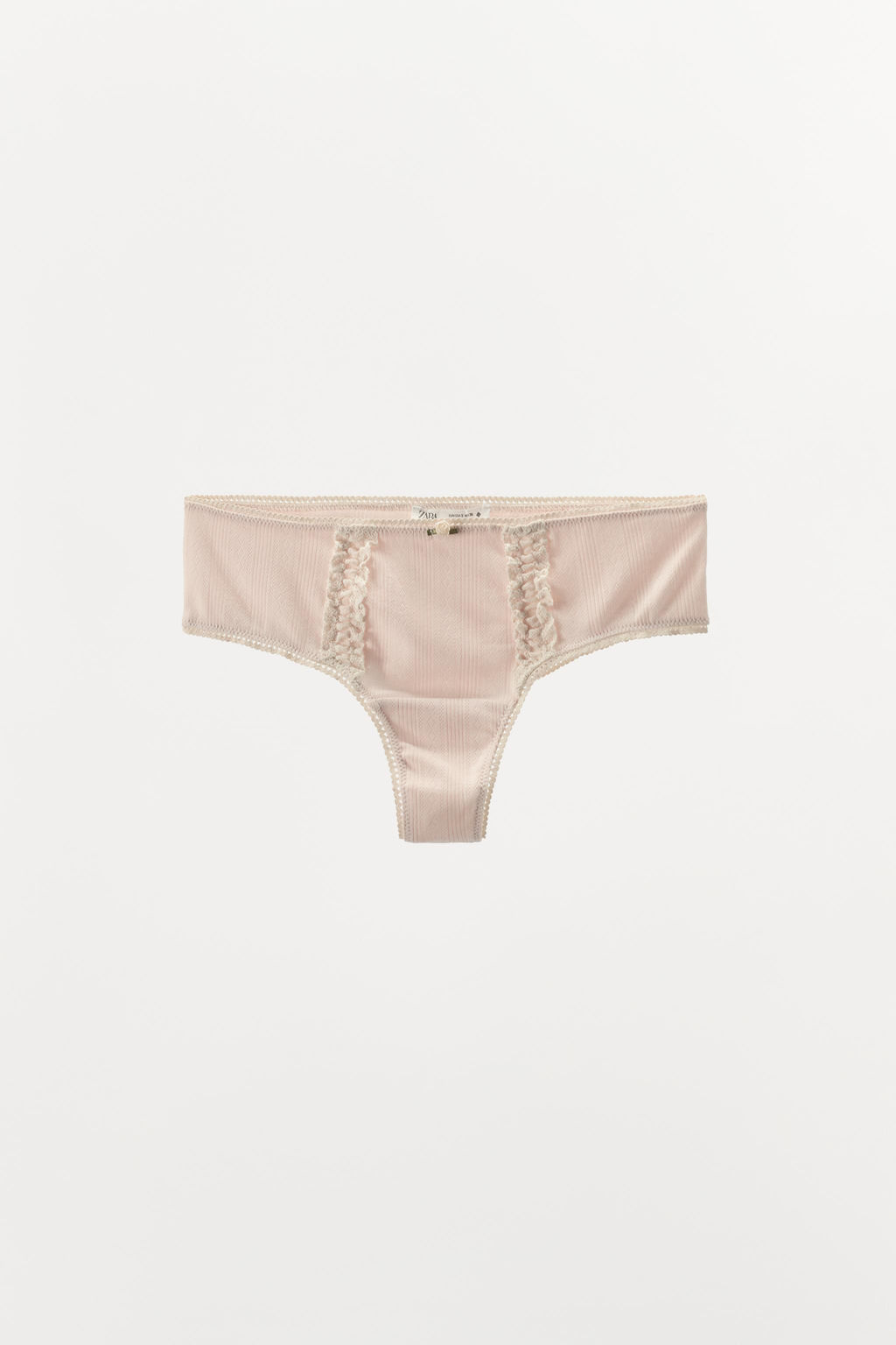 POINTELLE LACE-TRIMMED BRIEFS - Zara фото 2
