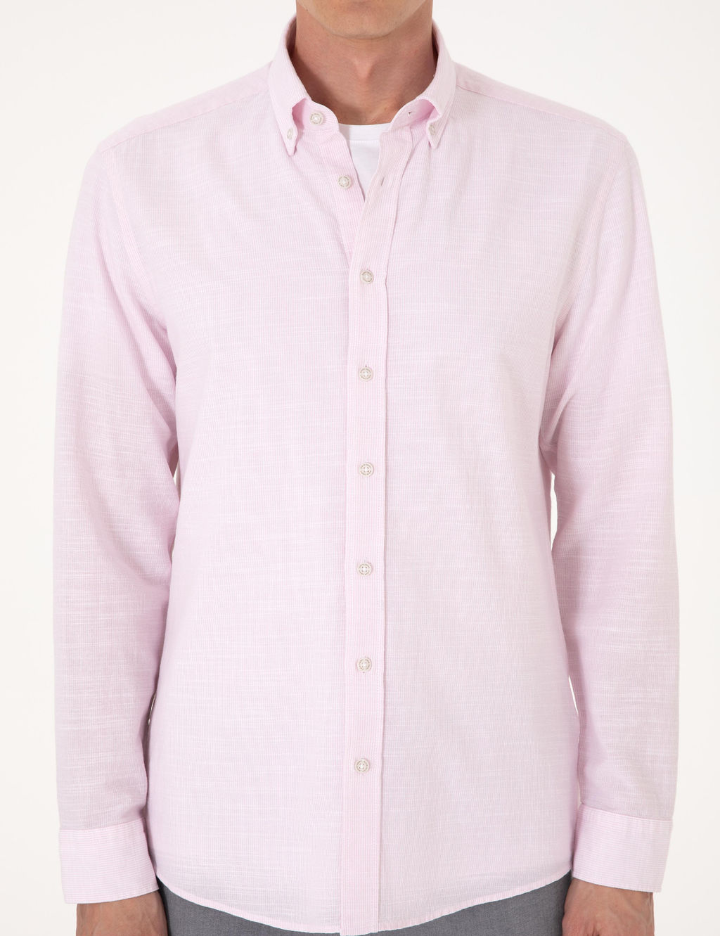 Nar _i_e_i Slim Fit Uzun Kollu G_mlek - Pierre cardin фото 6