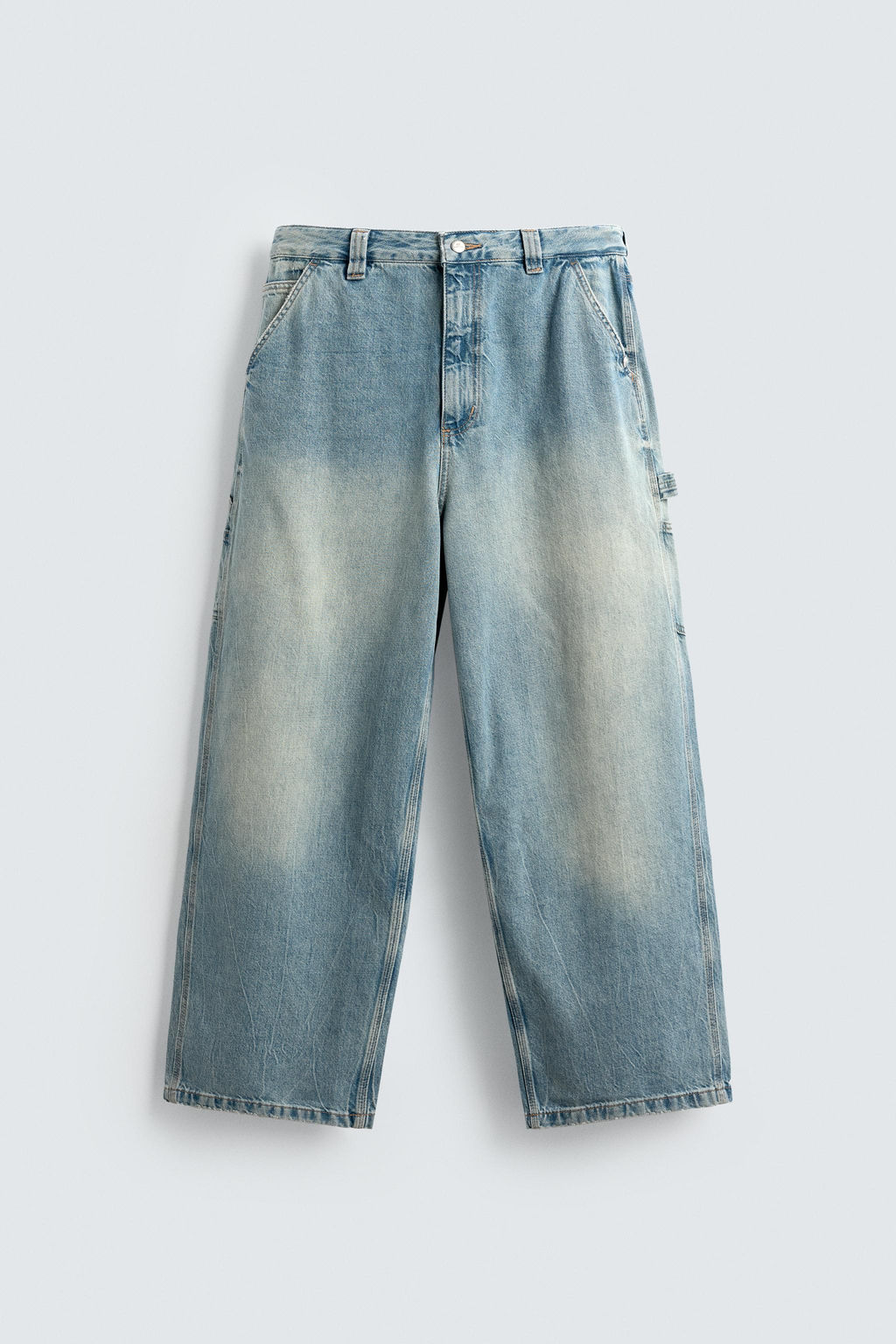 WIDE BAGGY FIT JEANS - Zara фото 7
