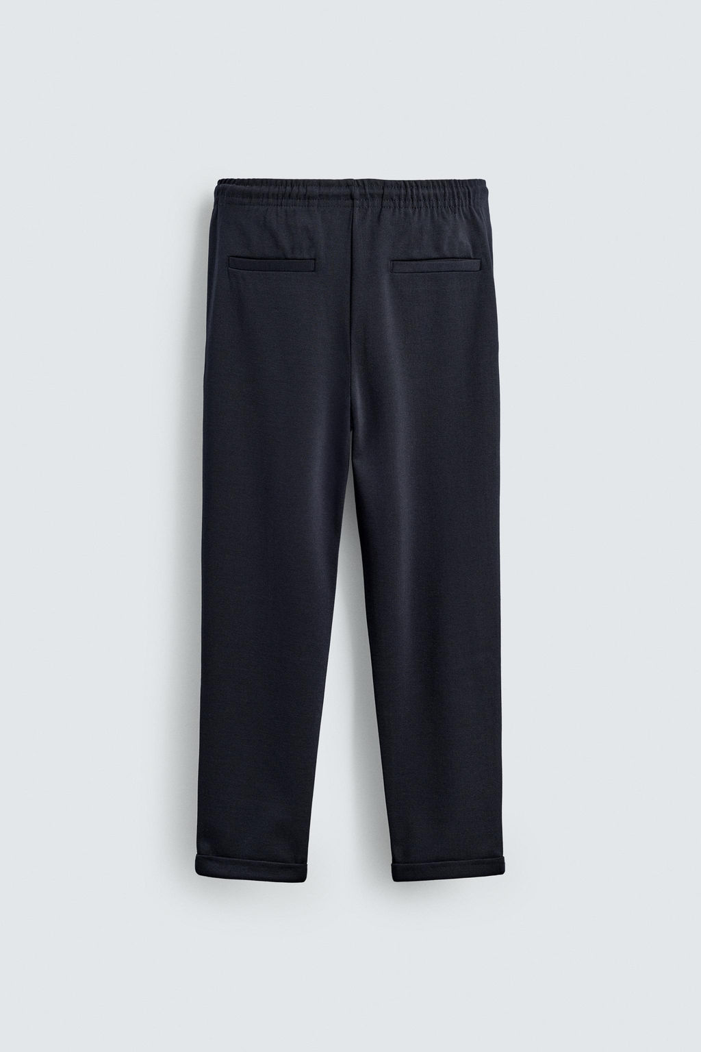 COMFORT NON-IRON JOGGER WAIST TROUSERS - Zara фото 10