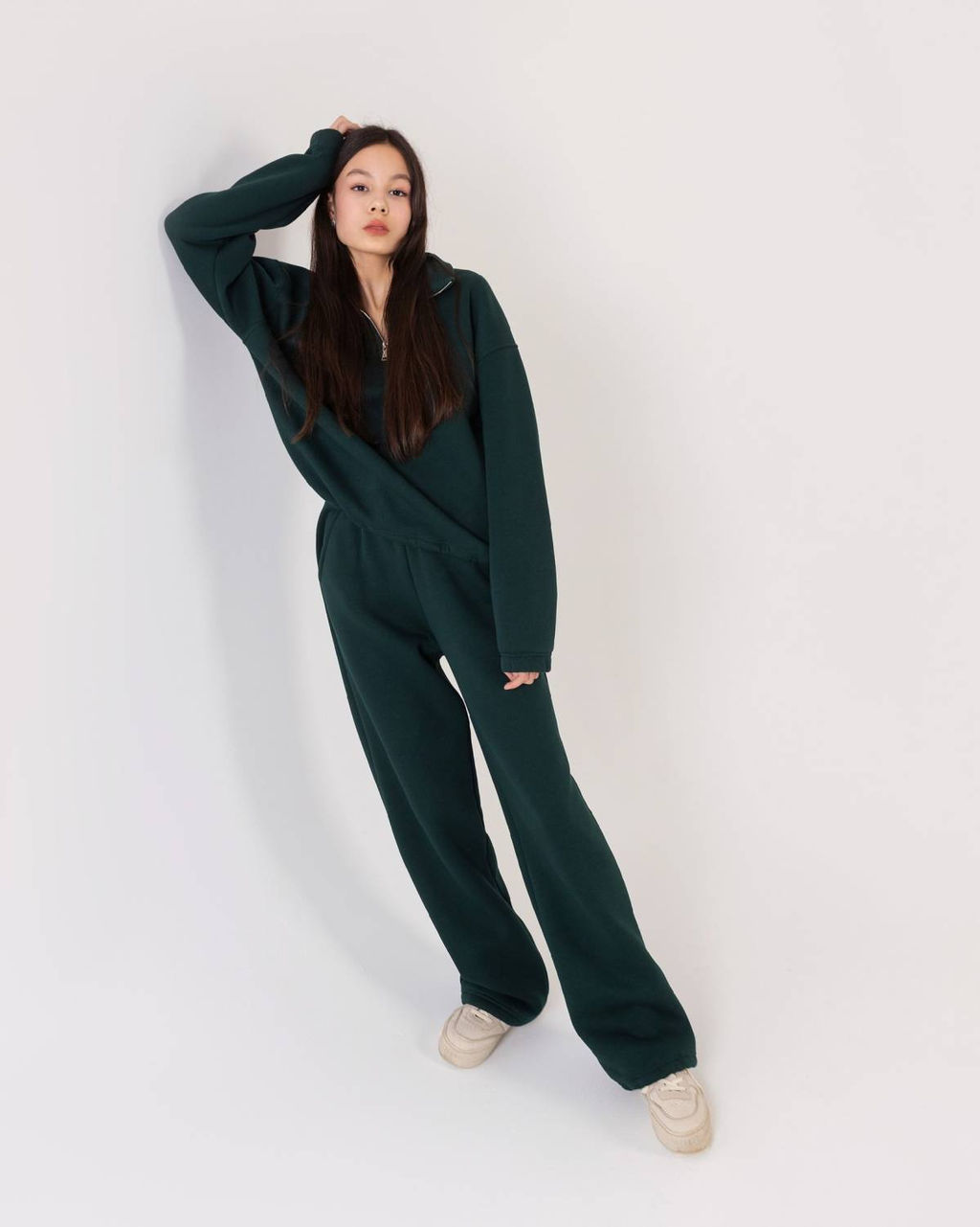 С НАЧЁСОМ костюм-трансформер с утяжками футер 3х нитка - Knitka wear фото 15