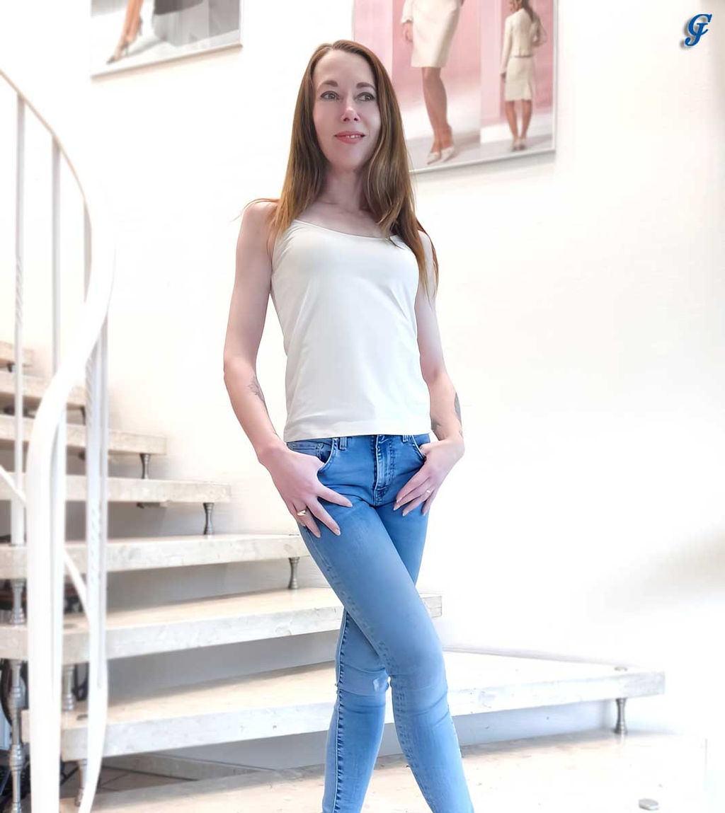 Топ, светло-бежевый - Ashley brooke фото 2