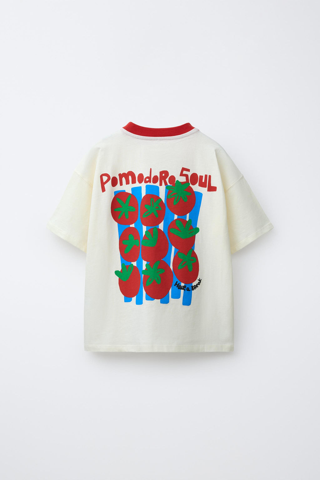 CAMISETA ESTAMPADA TOMATES / Crudo - Zara фото 2