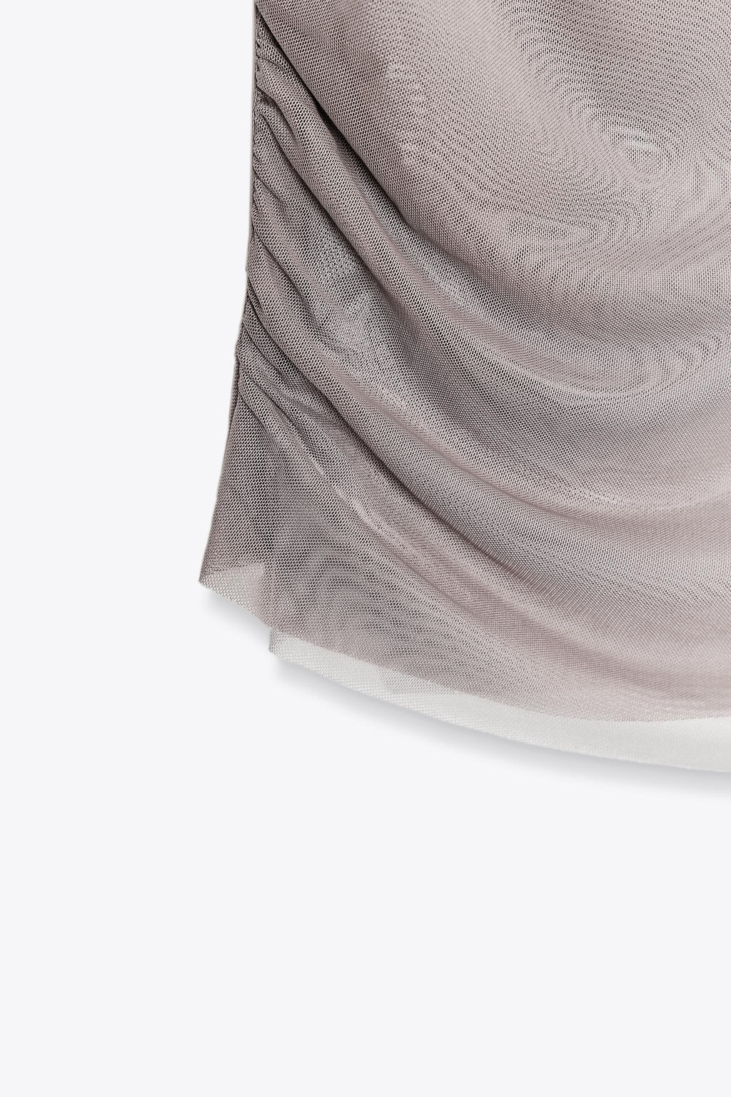 LAYERED TULLE T-SHIRT - Zara фото 5