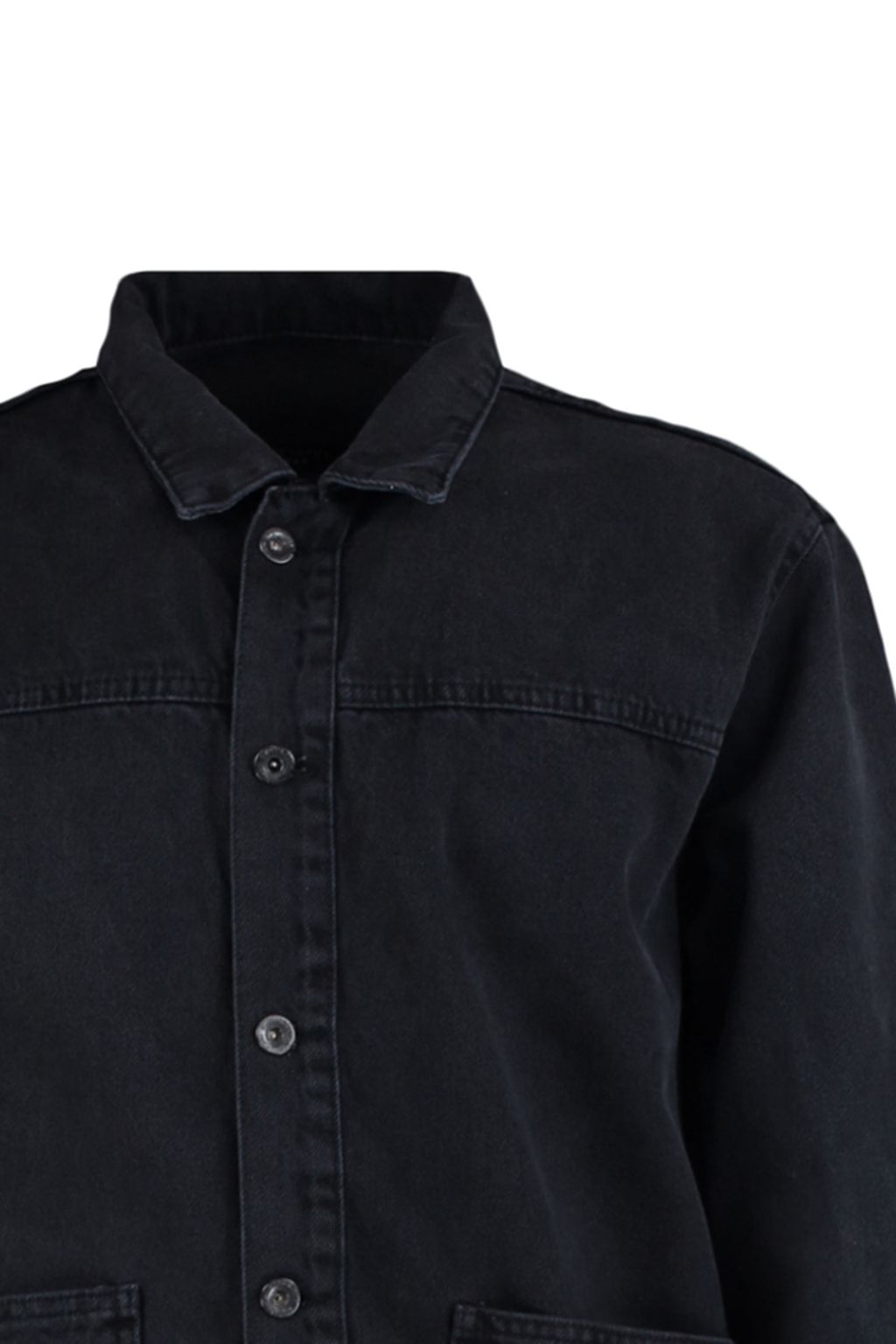 TRENDYOL MAN Siyah Regular Fit Denim Kot Ceket TMNAW23CE00011 - Trendyolmilla фото 7