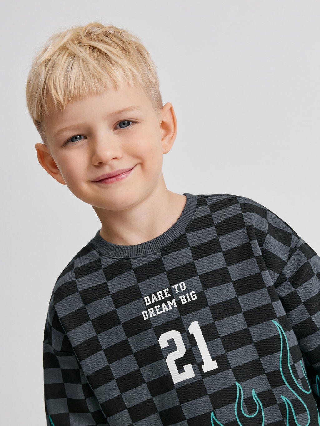 ACOOLA / Джемпер детский для мальчиков Peregrin черный принт  фото 6