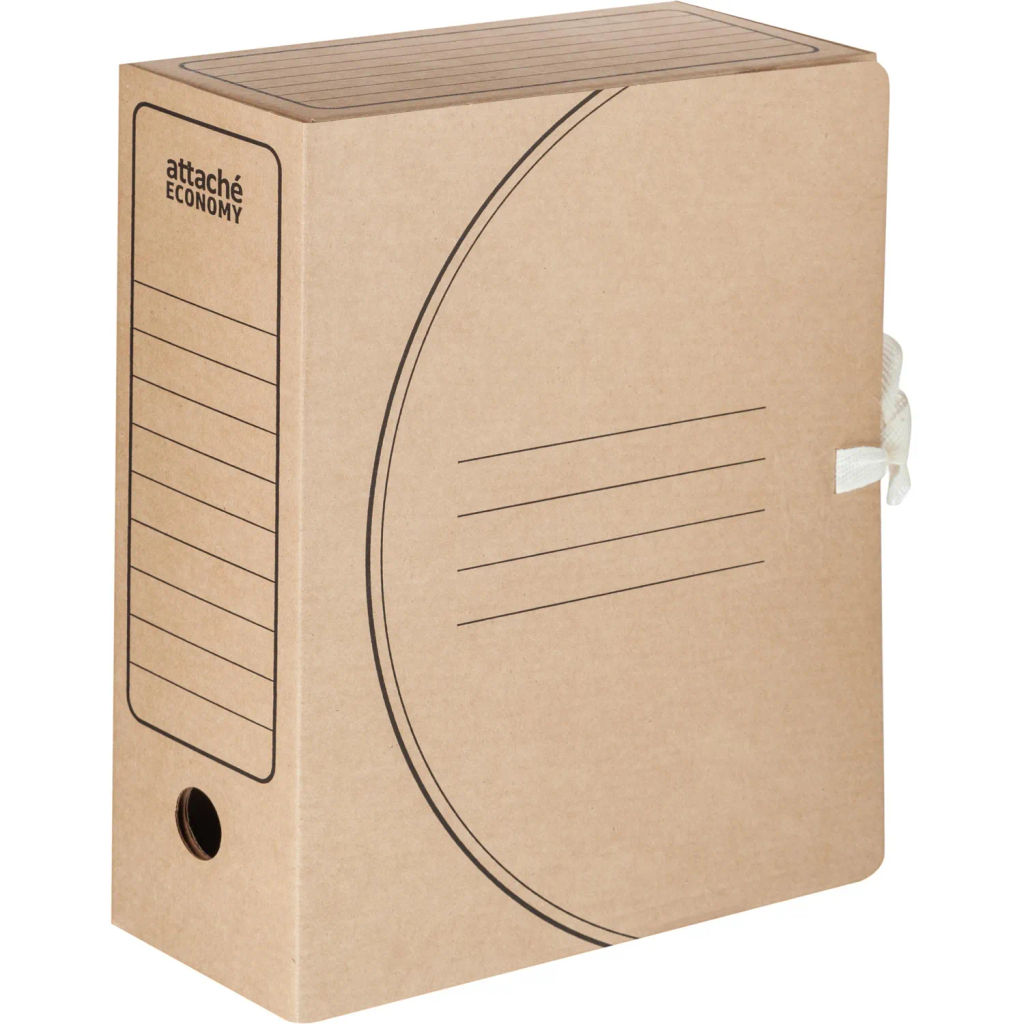 Короб архивный с завязками 100мм 5 шт/уп