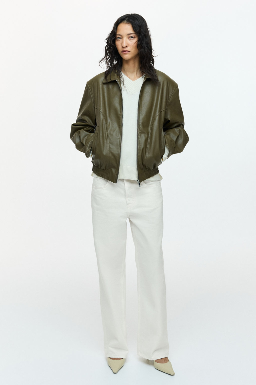 Wide Regular Jeans - H&m фото 5