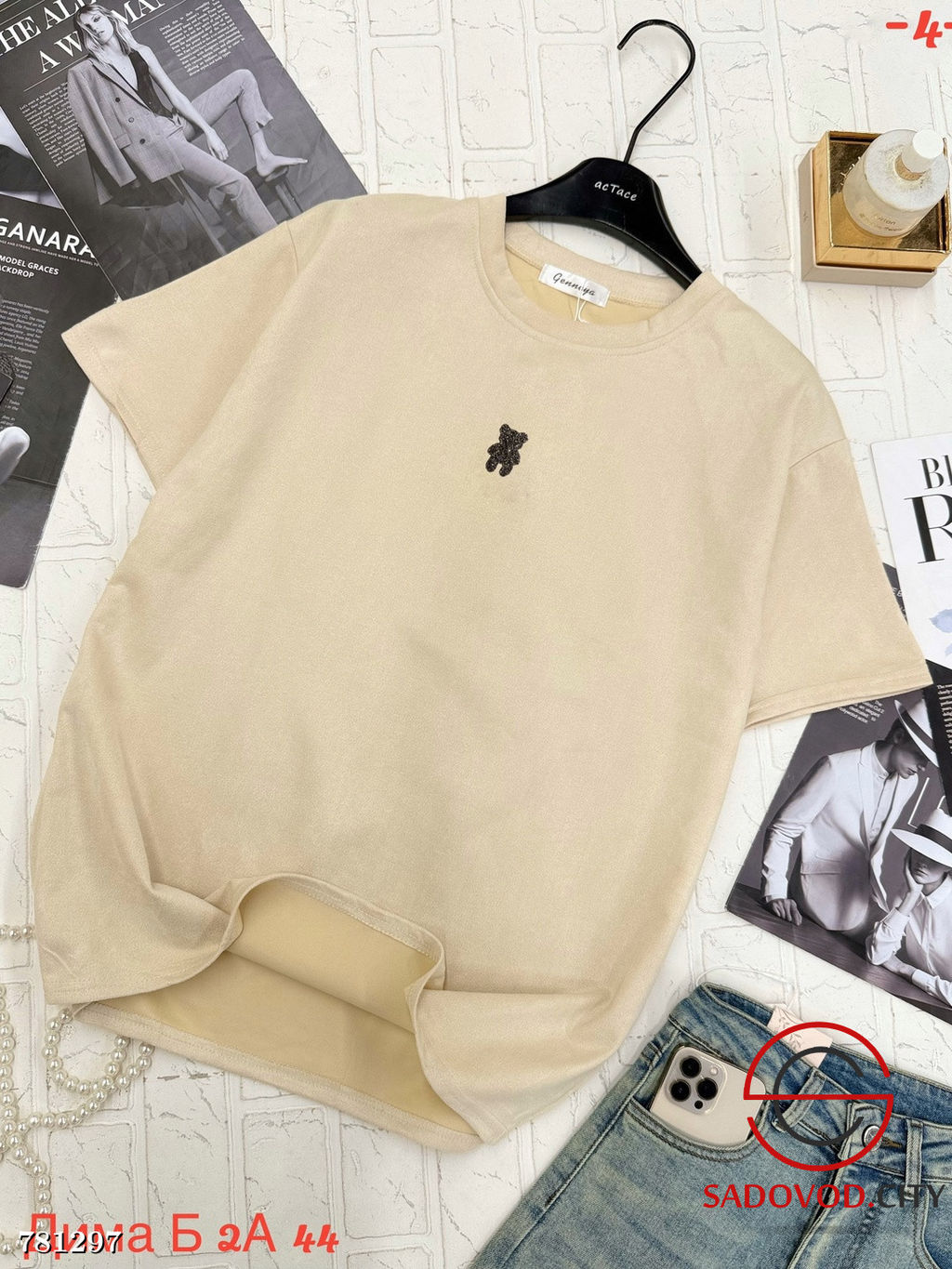 Женская футболка оверсайз - Bruno фото 5