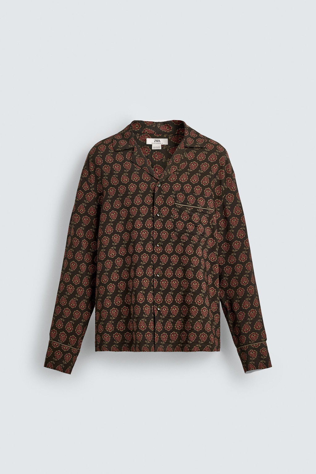 PAISLEY PRINT FLOWING SHIRT