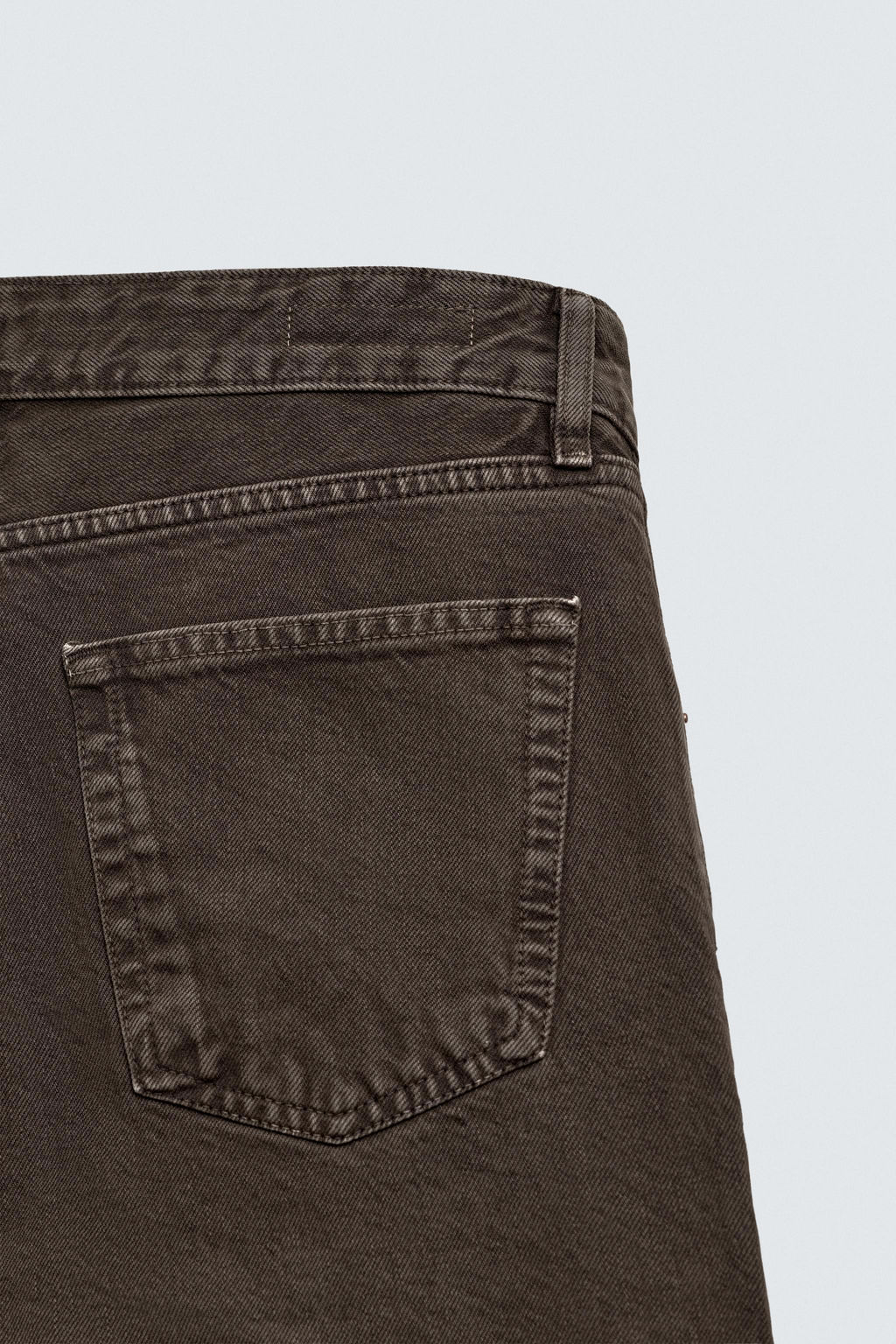JEANS FLARE FIT ROTOS / Marr?n - Zara фото 10