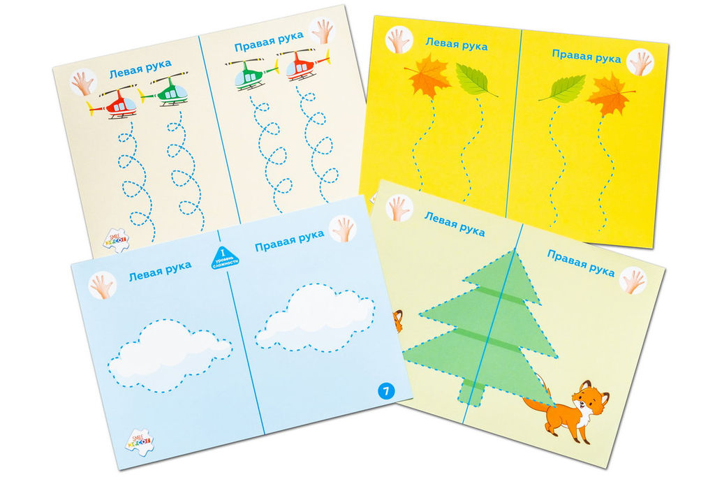 Набор карточек для рисования двумя руками Утенок (уровень 1) - Smiledecor фото 3