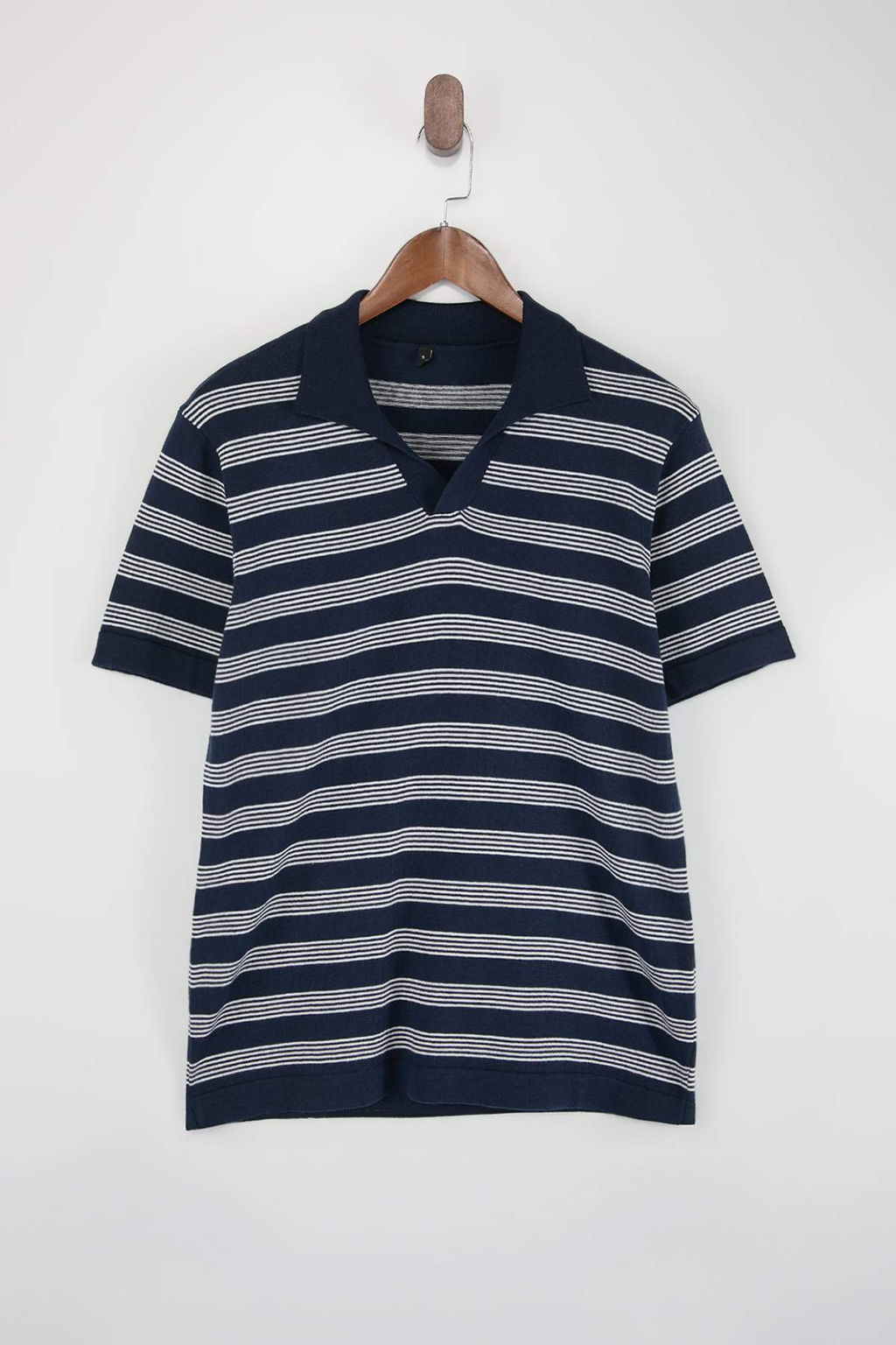 Lacivert Regular Polo Yaka Duz Polo Yaka T-shirt TMNSS26PO00024 - Trendyolmilla фото 4