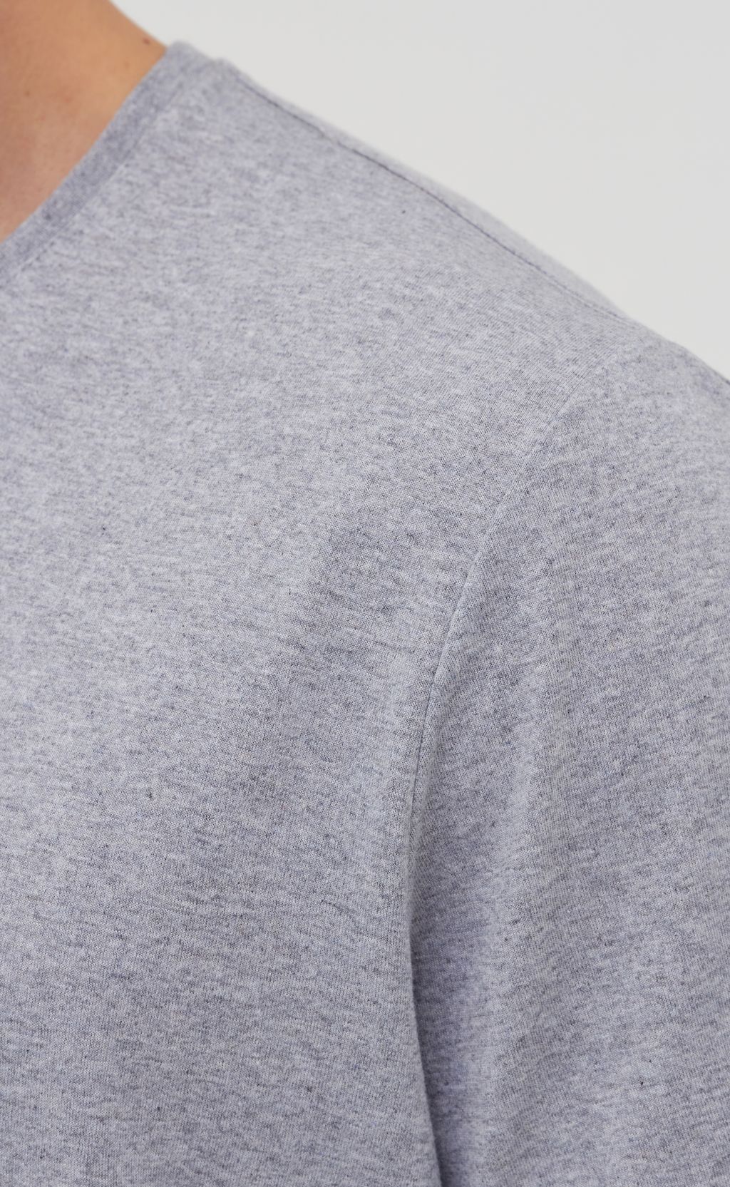 Футболка F911-6000b grey melange - Fine joyce фото 4