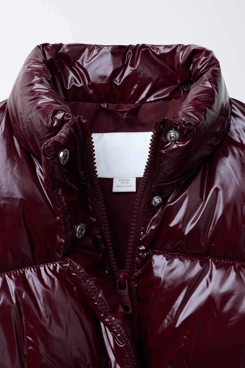 SHINY PUFFER JACKET - Zara фото 7