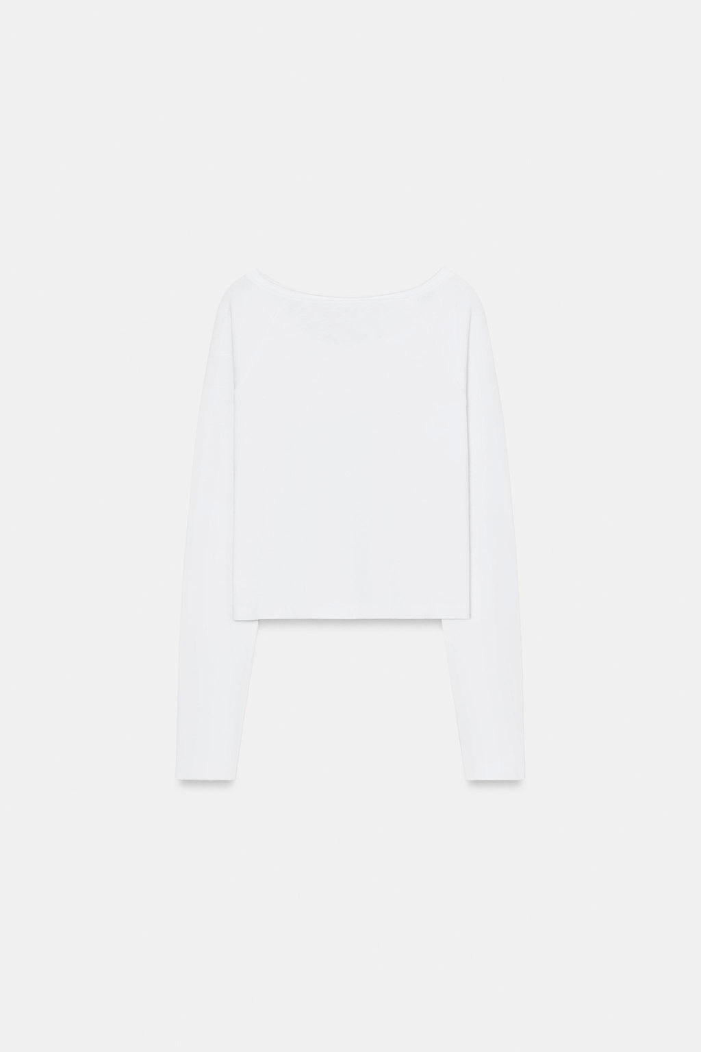 CAMISETA CUELLO PANADERO / Blanco