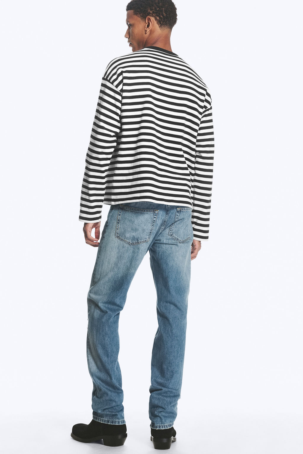 Camiseta boxy de manga larga y estampado gr?fico - H&m фото 4