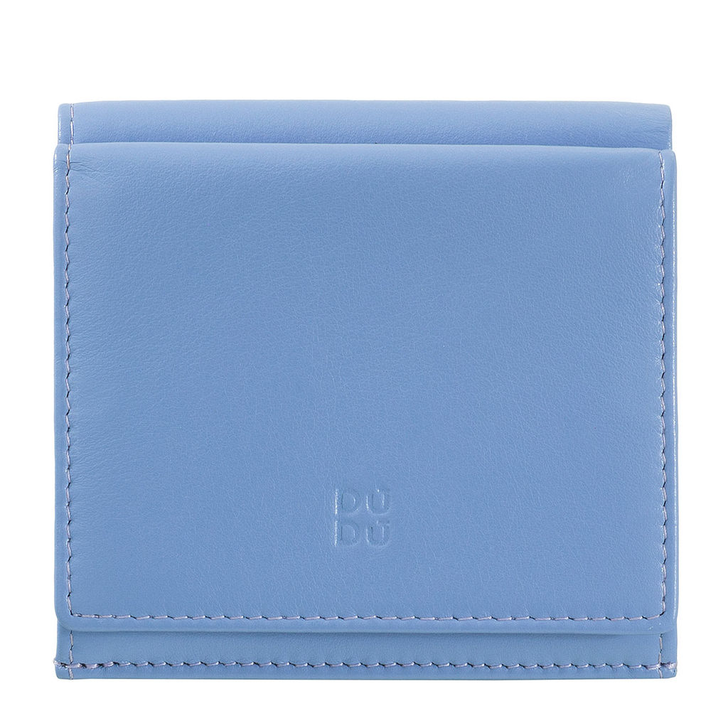 Итальянский кожаный кошелек DuDu серии Flavio | пастельно-голубой - Dudubags фото 2