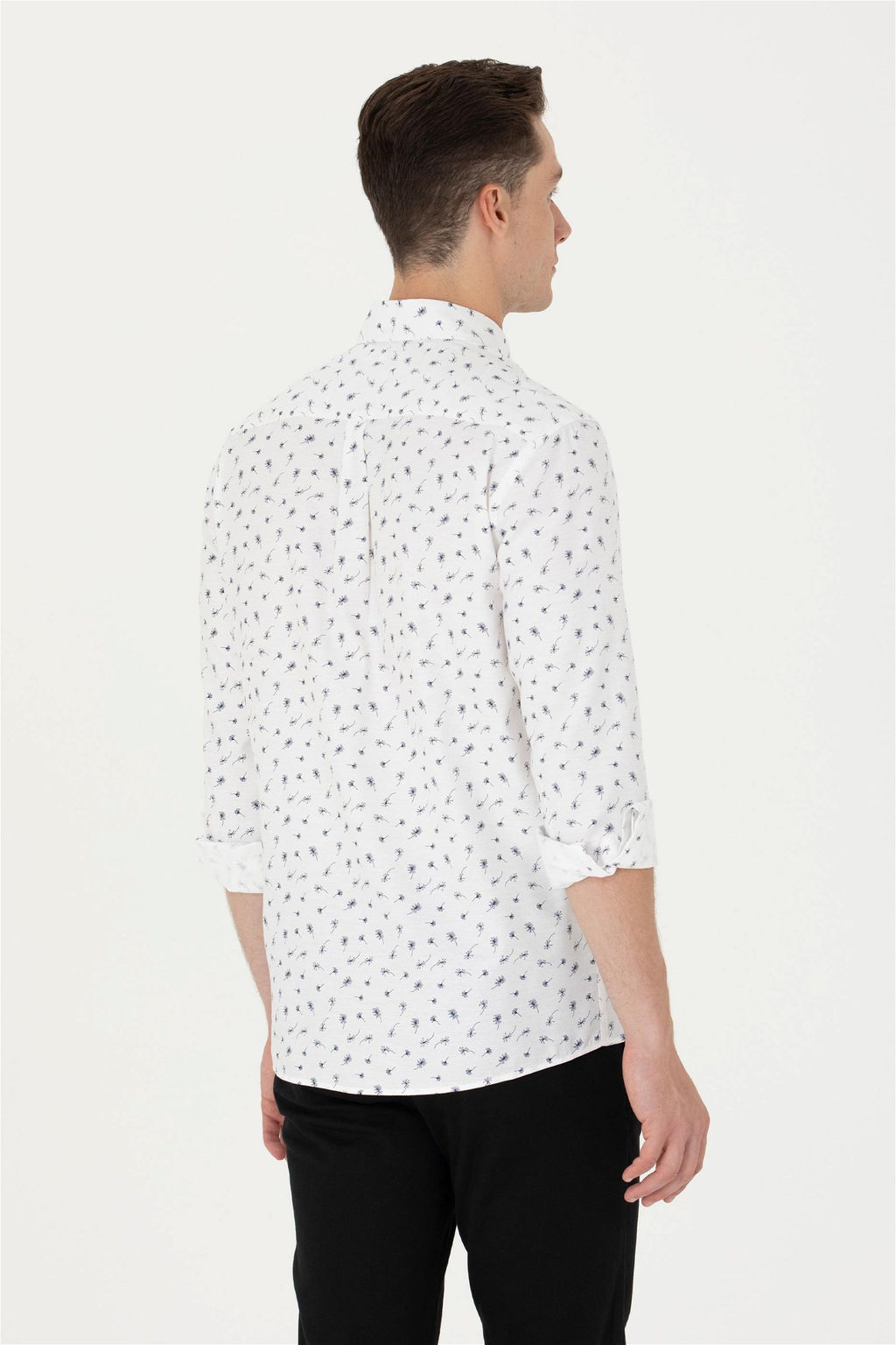 U. S. Polo Assn Мужская белая рубашка с длинным рукавом - U.s. polo assn фото 12