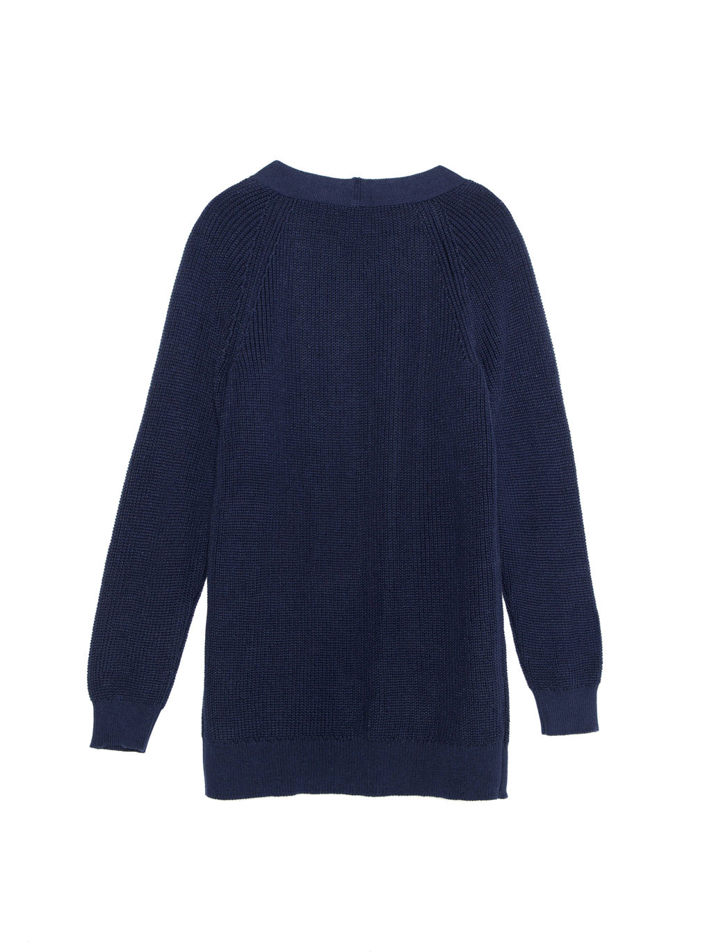 CONTE Удлиненный кардиган из итальянской пряжи с вискозой и хлопком LDK 076 dark navy - Conte elegant фото 4