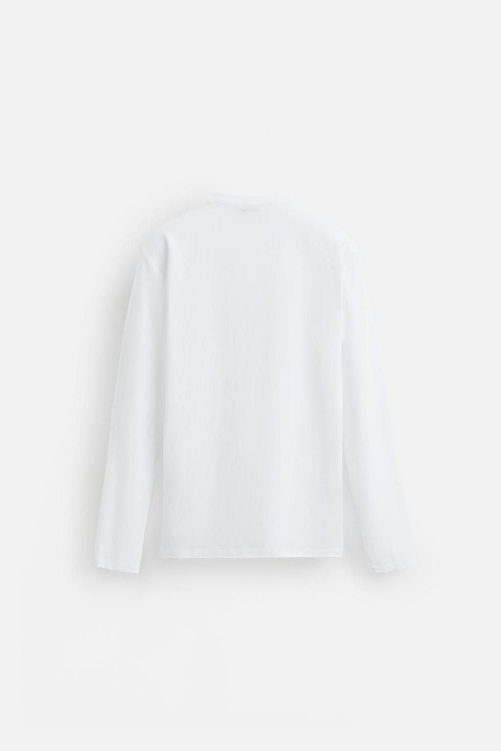 BASIC SLIM FIT T-SHIRT - Zara фото 36