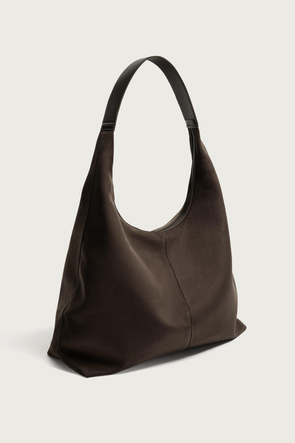 BOLSO SHOPPER LISO / Marr?n - Zara фото 5